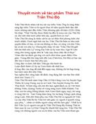 Thuyết minh về tác phẩm Thái sư Trần Thủ Độ