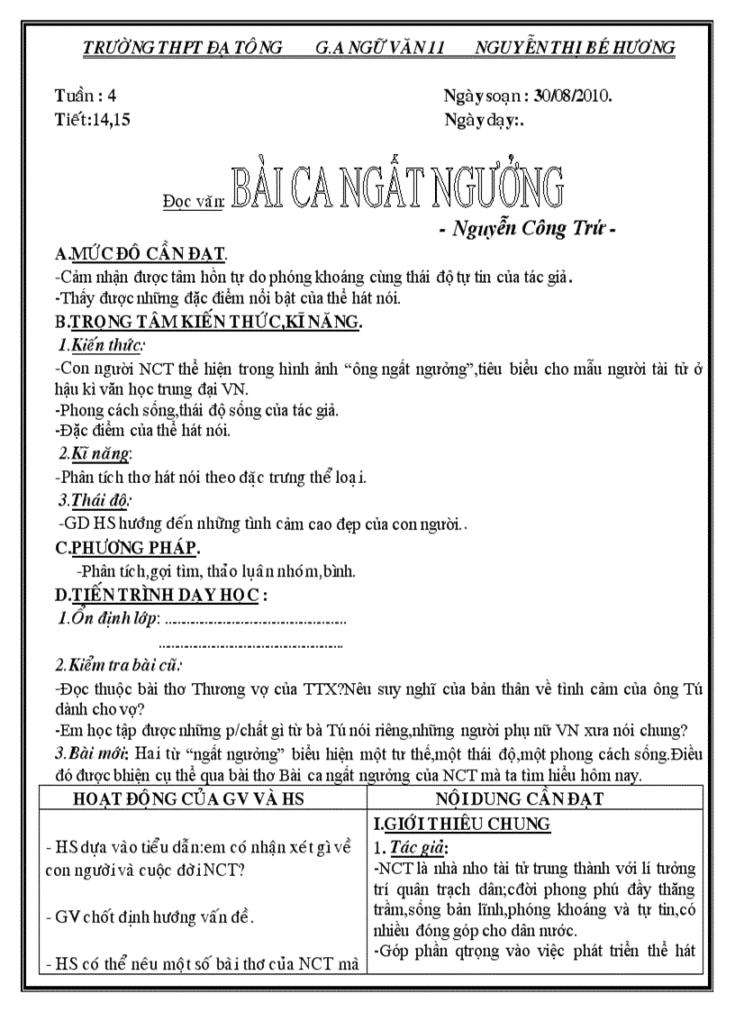 image for page Tiet 14 15 bai ca ngat nguong