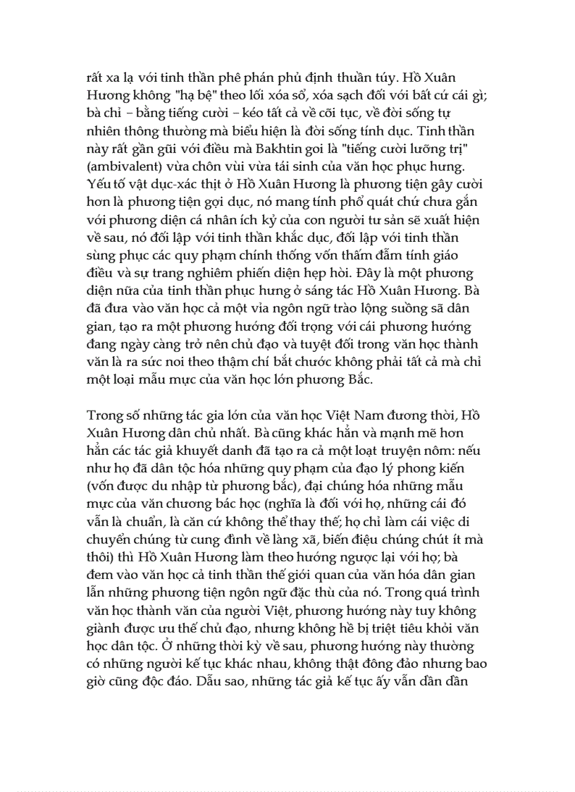 image for page Tinh thần phục hưng trong thơ hồ xuân hương