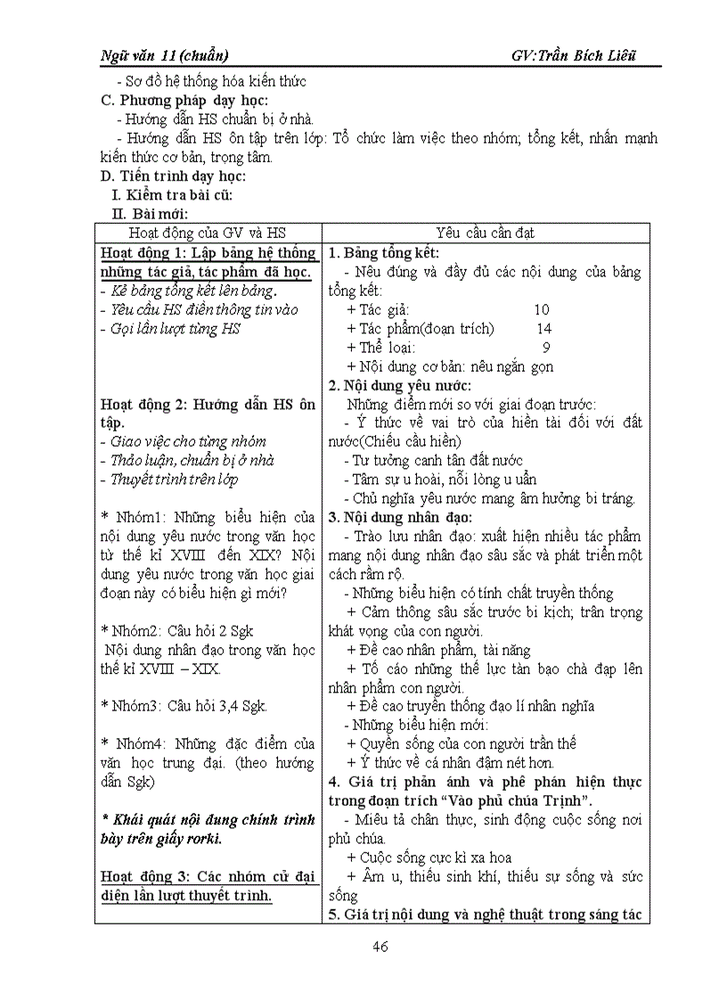 image for page Toan tap giao an ngu van 11