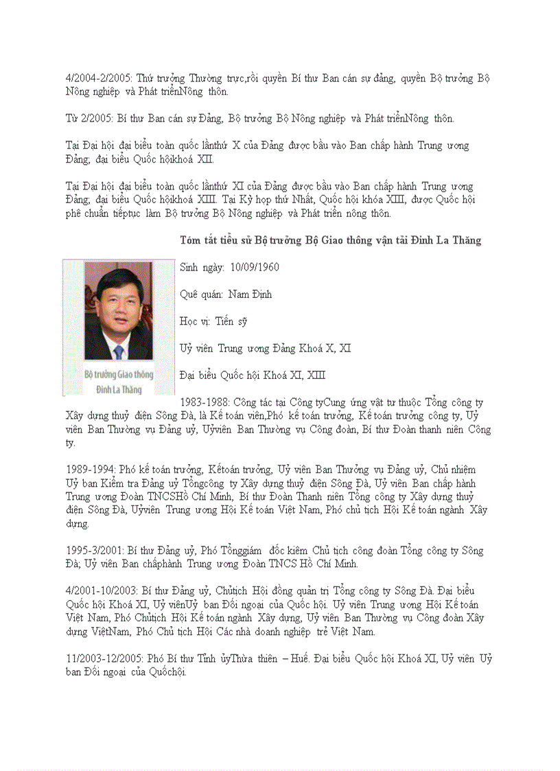 image for page Tom tat tieu su cac pho Thu Tuong Bo Truong