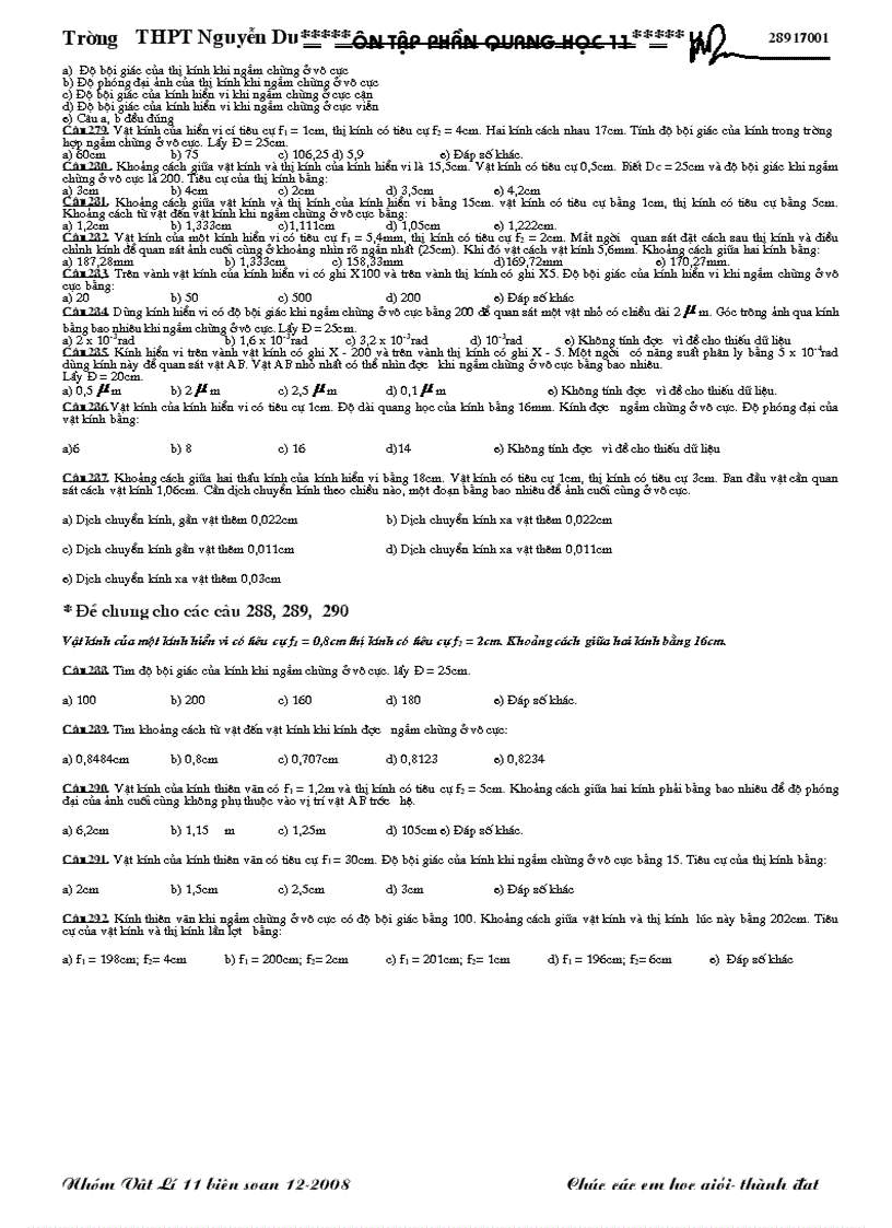 image for page Trac Nghiem Quang Hinh Hoc 11