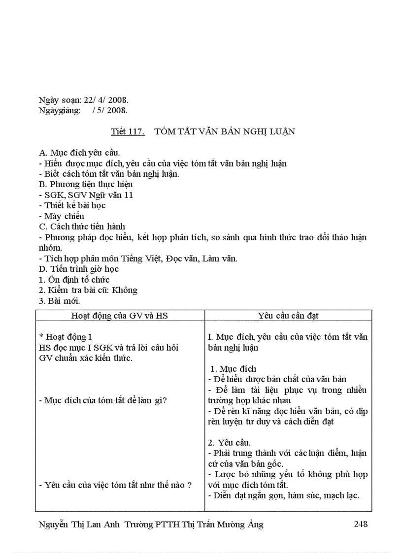 image for page Trọn bộ giáo án 11