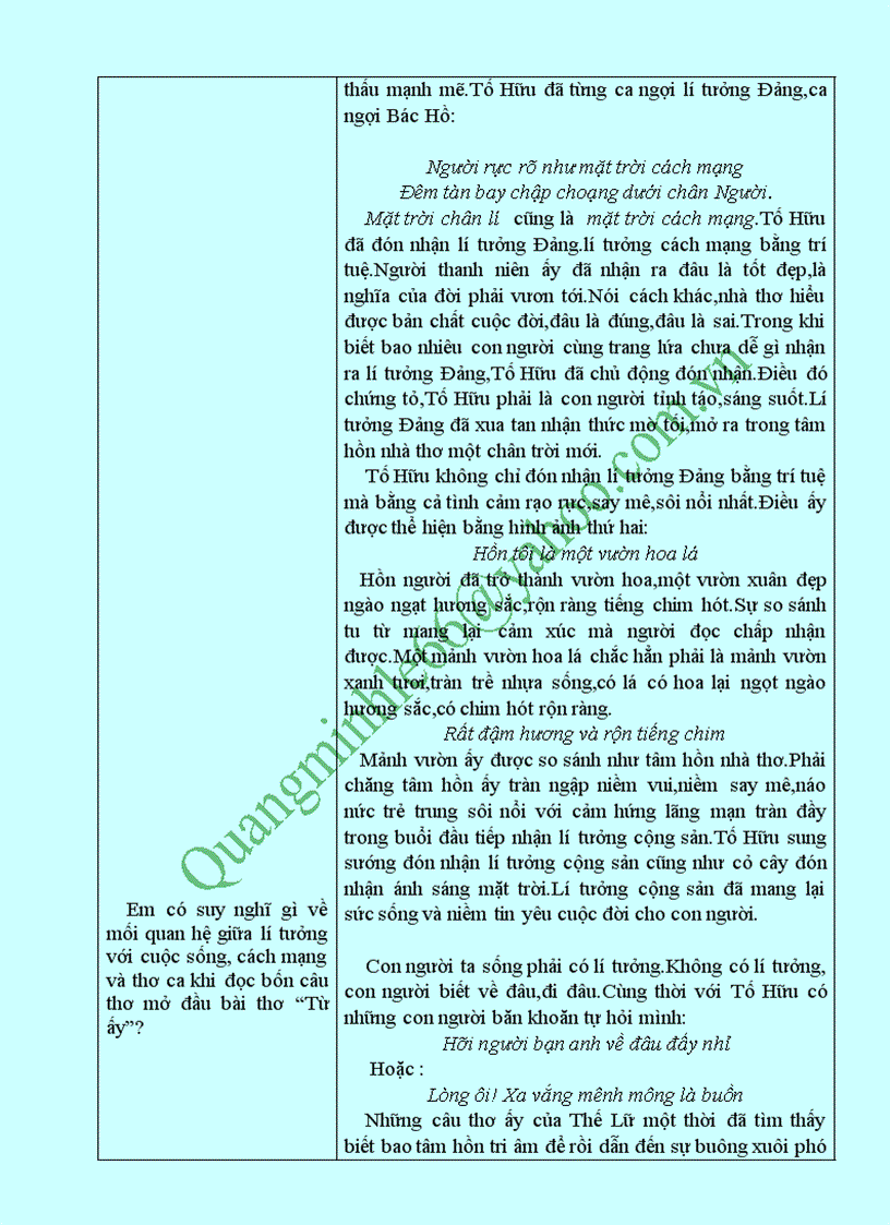 image for page Từ ấy tố hữu bài giảng chi tiết lớp 11