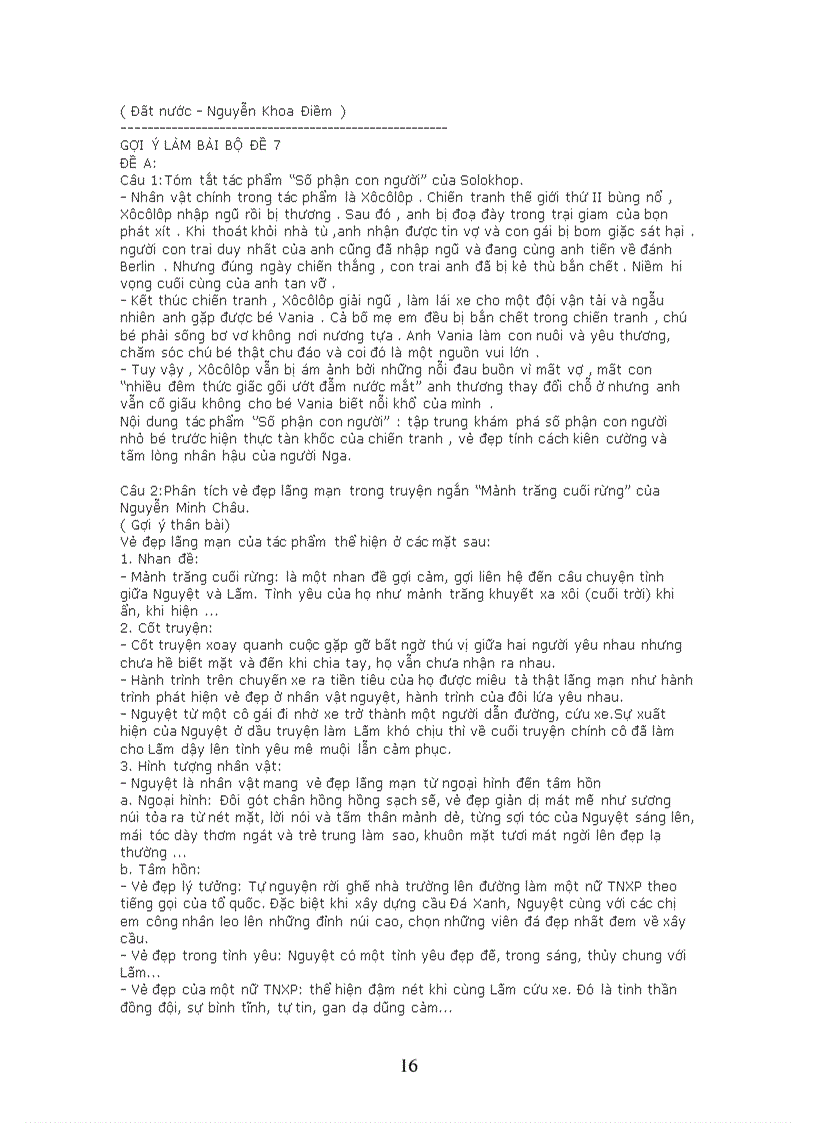 image for page 10 Bộ đề ôn thi Tốt nghiệp THPT Hay