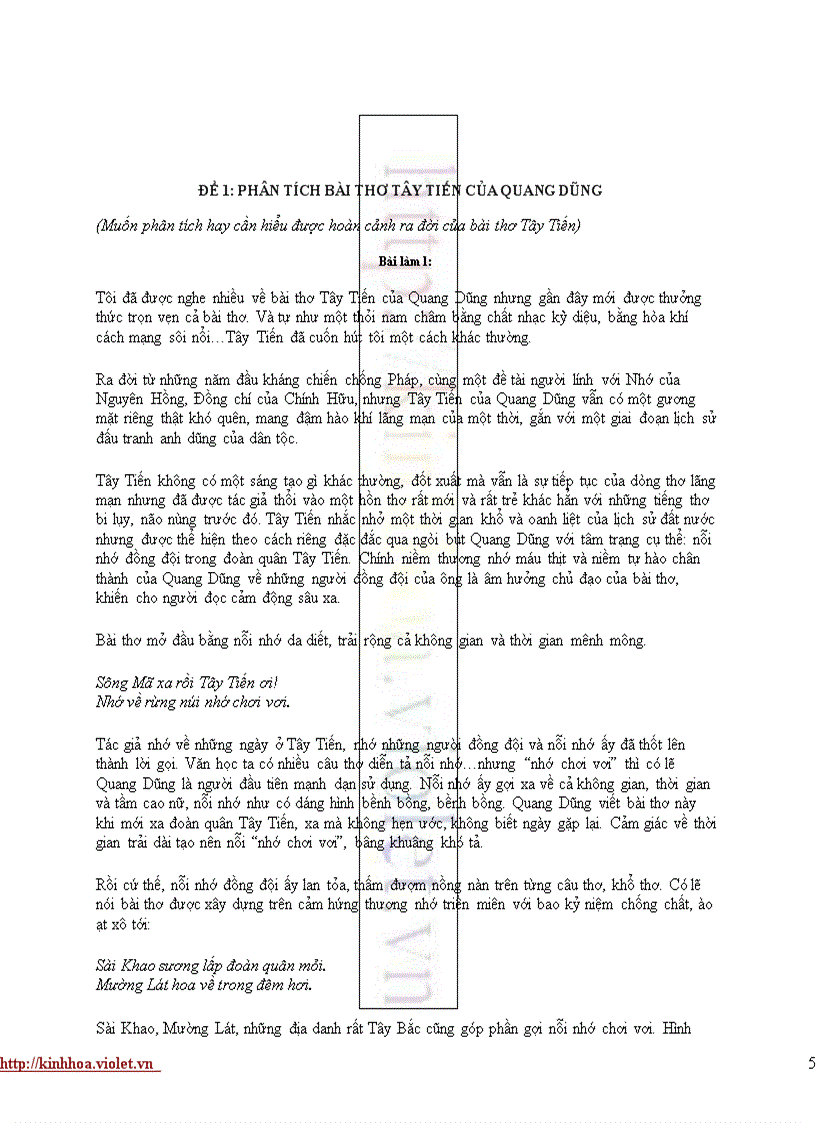 image for page 10 đề ôn văn 12 theo cđ