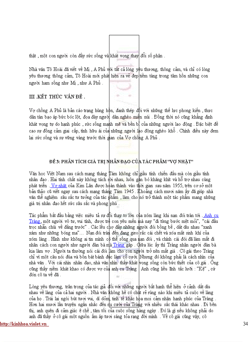 image for page 10 đề ôn văn 12 theo cđ