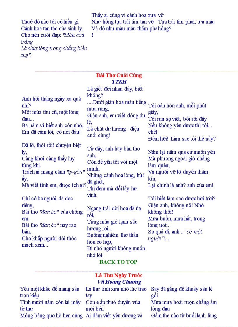 image for page 100 bài thơ tình nổi tiếng xưa và nay