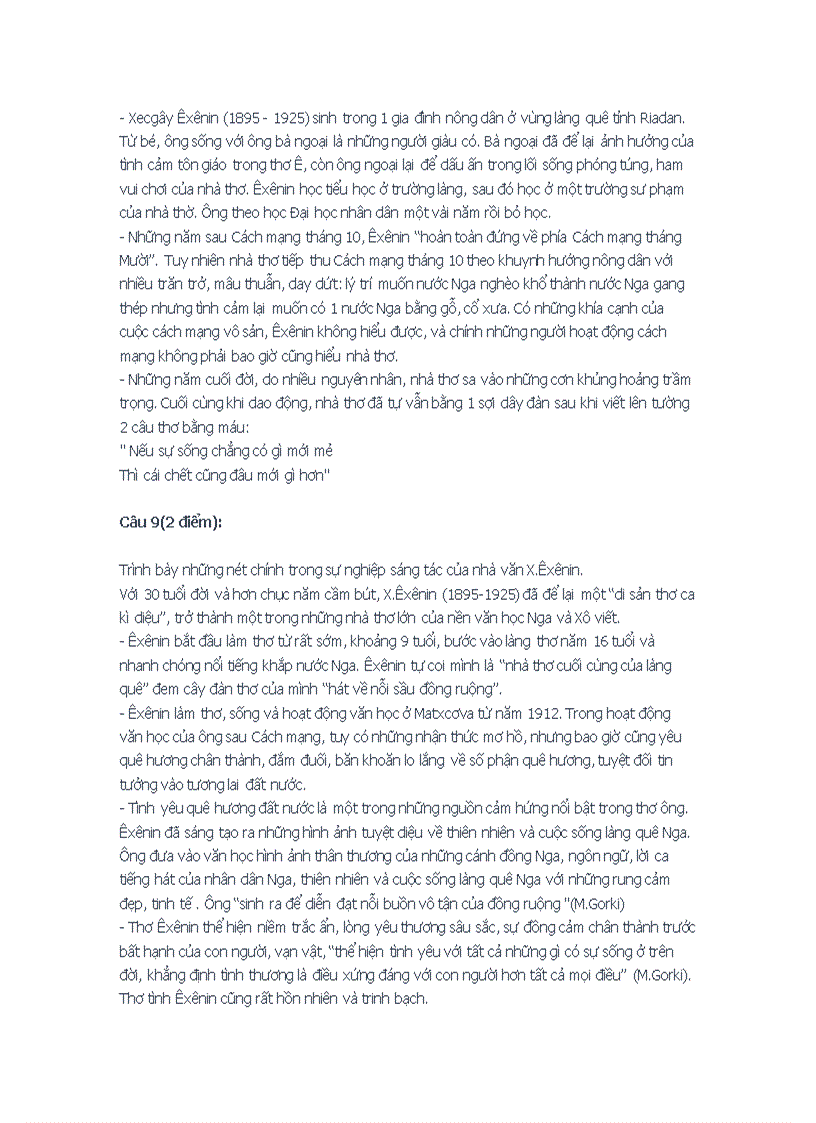 image for page 22 câu hỏi ôn thi TN