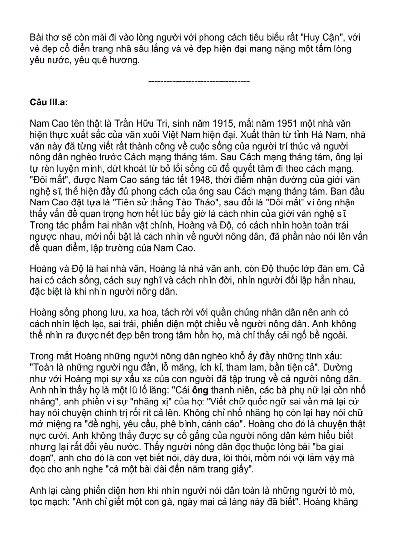 image for page Bài Văn 9 5d khối D LTDH