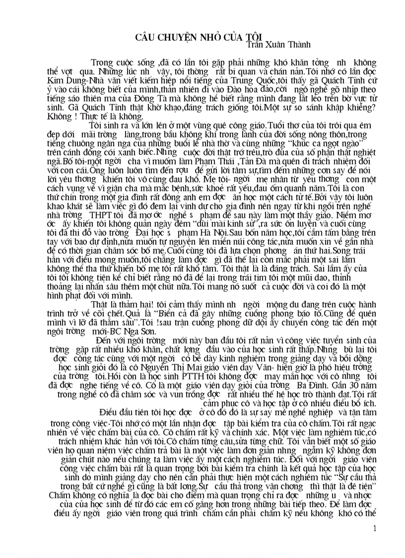 image for page Bài viết về gương sáng nhà giáo