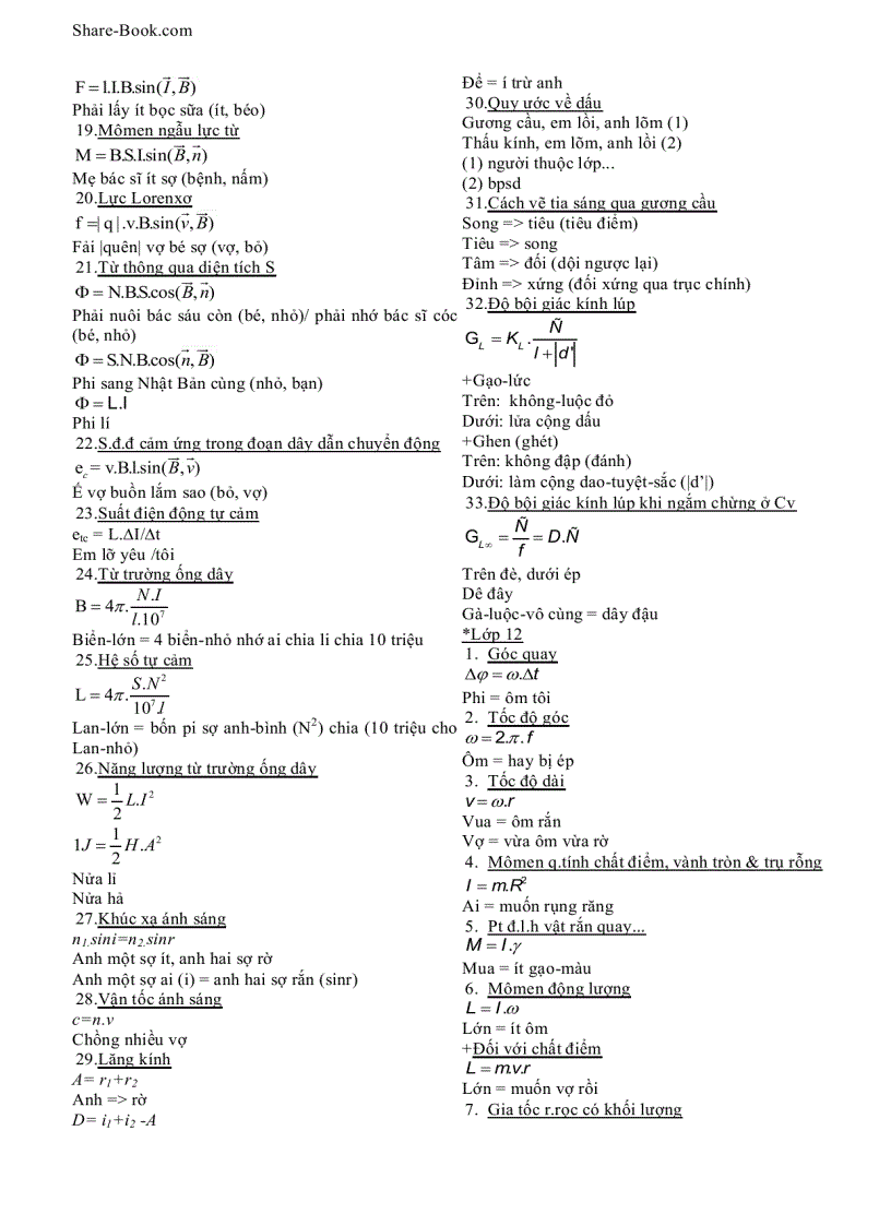 image for page Bí kíp học môn vật lí