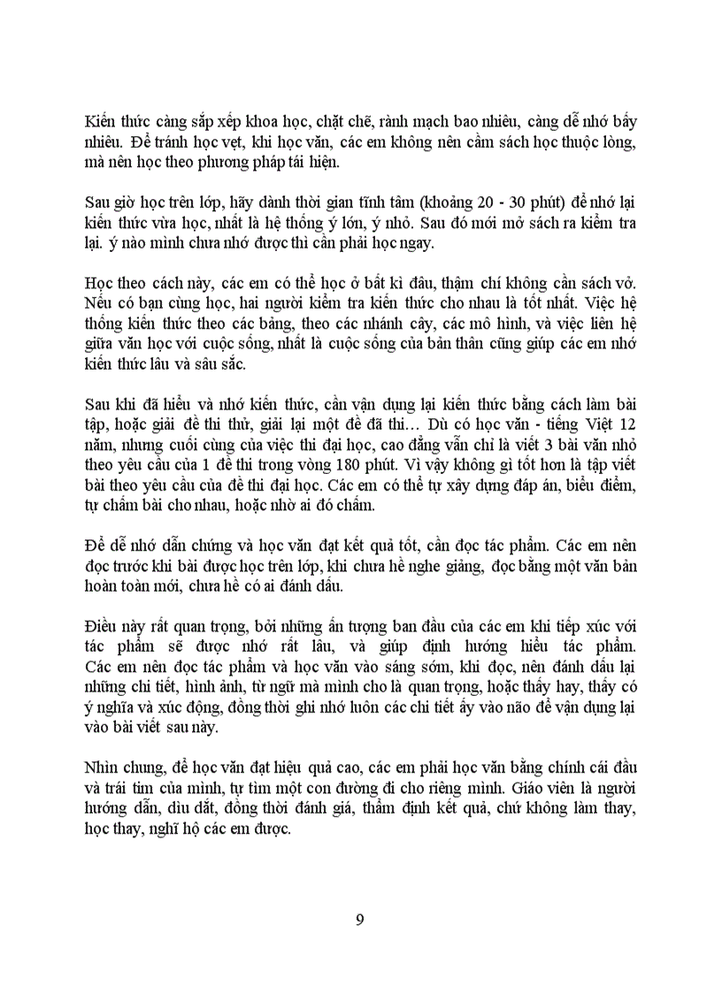 image for page Bí quyết học văn