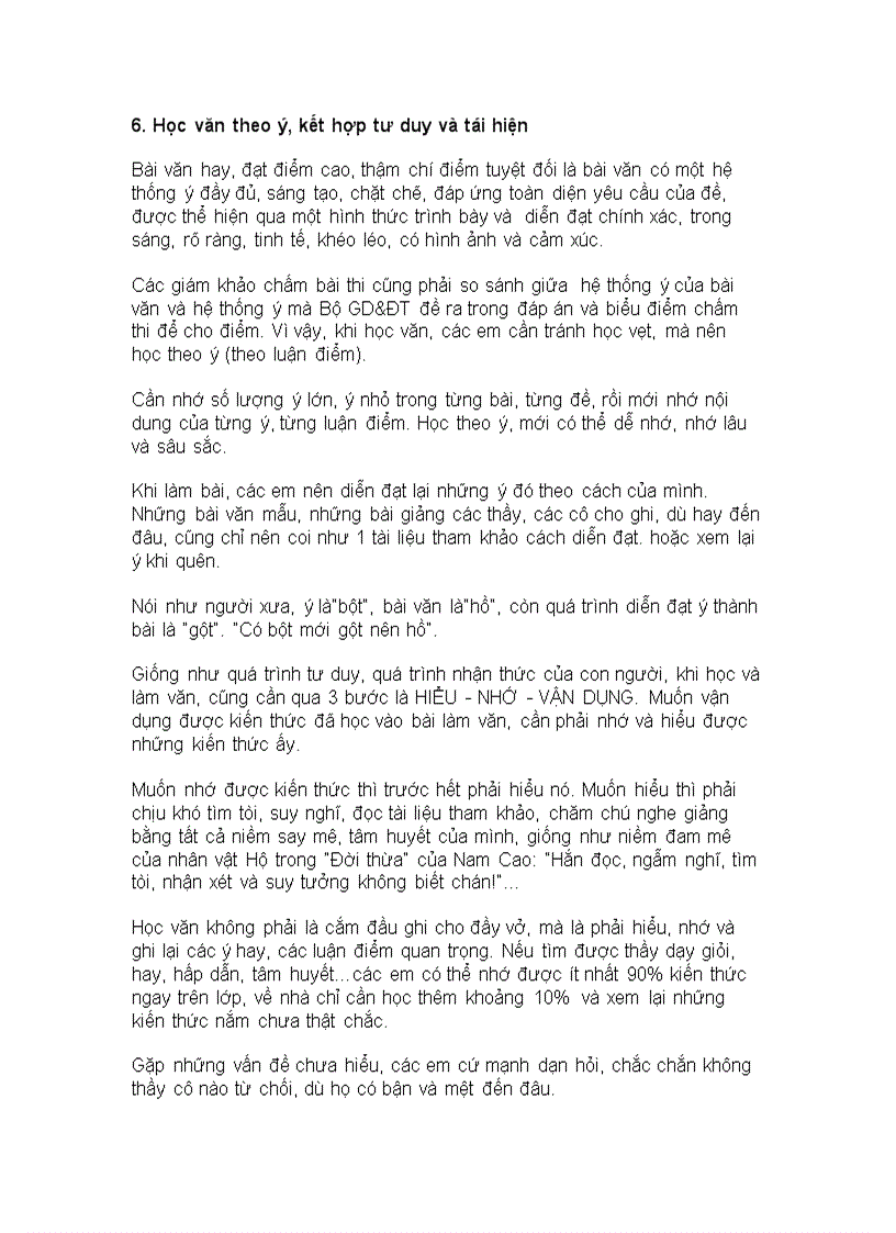 image for page Bí quyết ôn thi môn văn hiệu quả