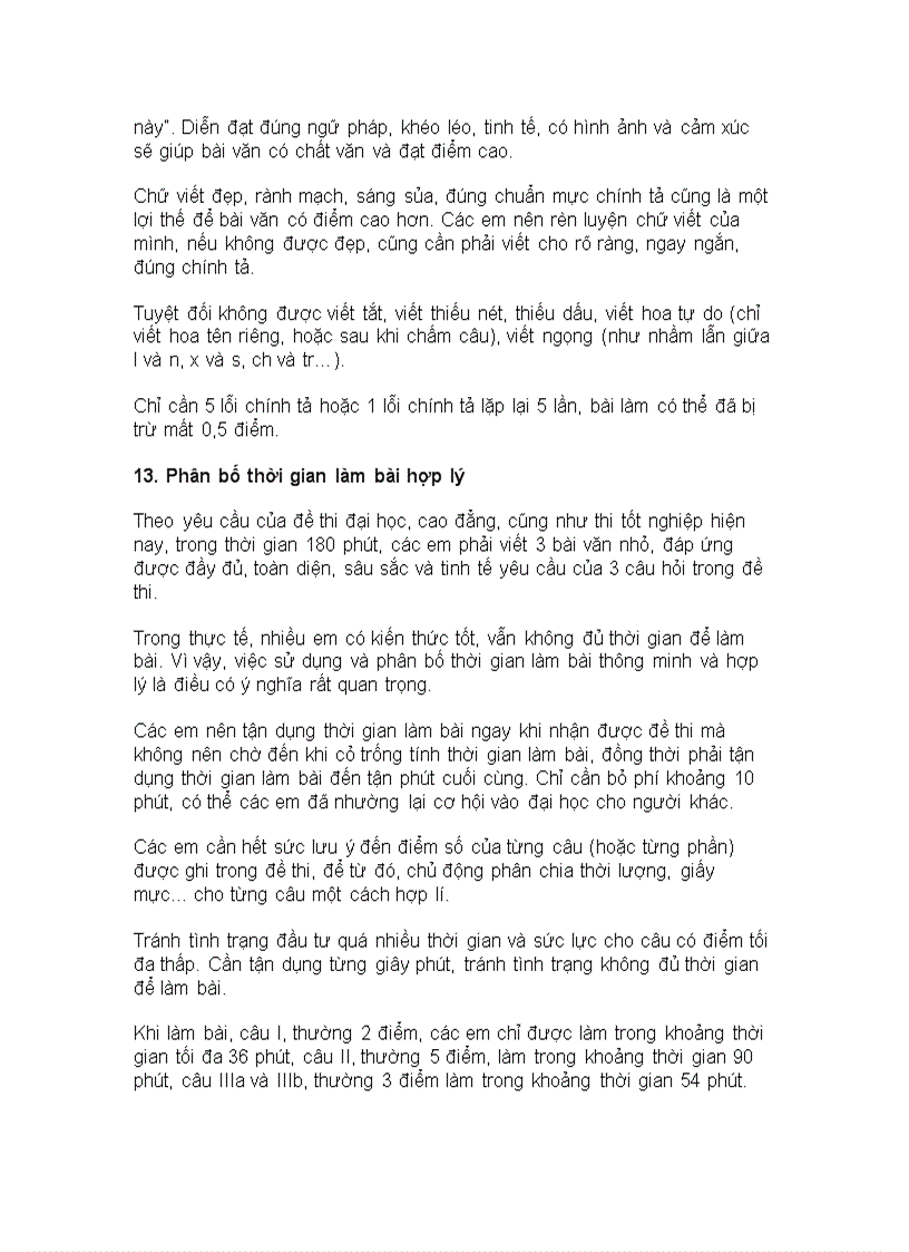 image for page Bí quyết ôn thi môn văn hiệu quả