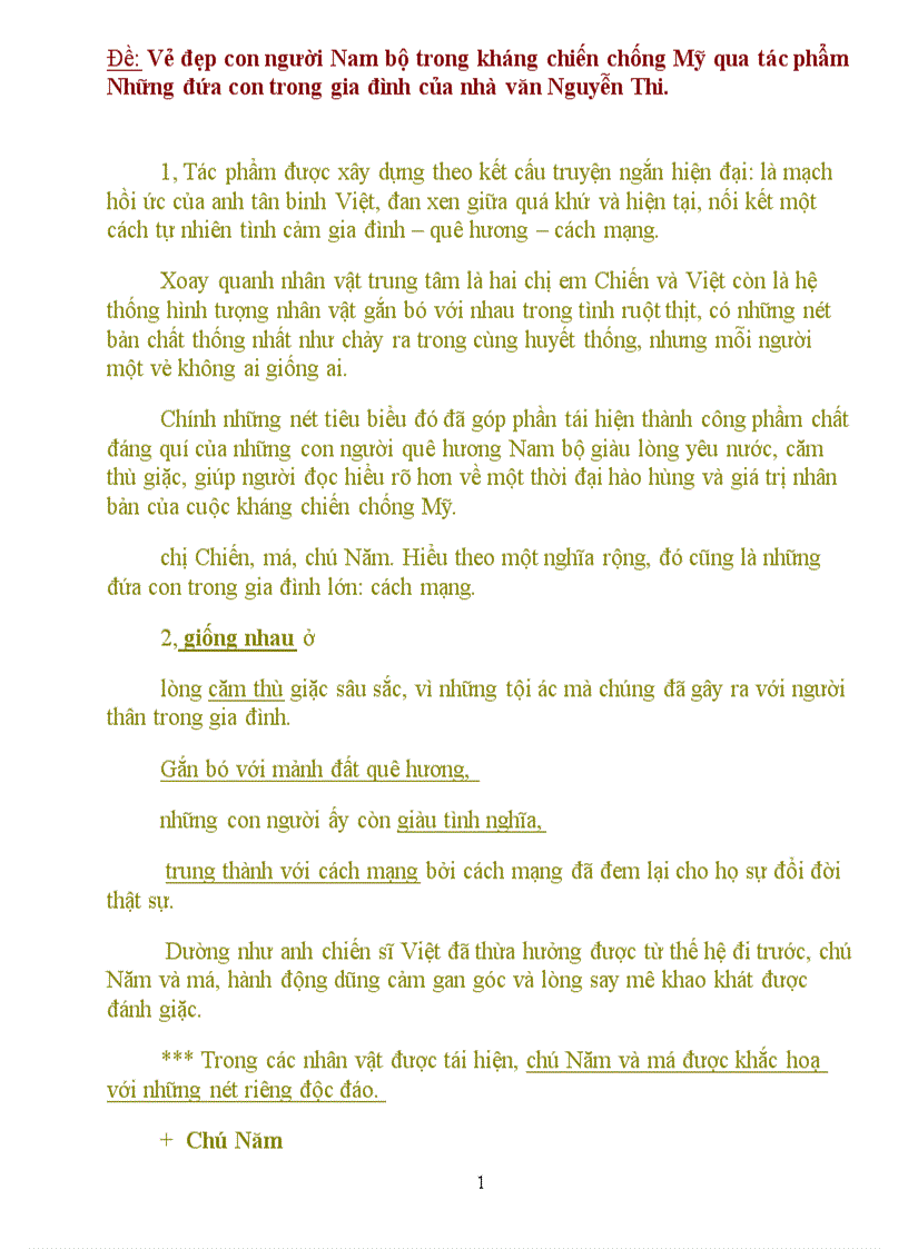 image for page Bộ đề những đứa con trong gia đình