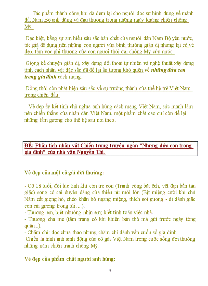 image for page Bộ đề những đứa con trong gia đình