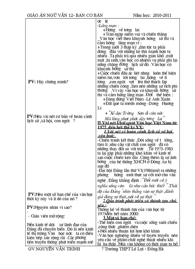 image for page Bộ Giáo án 12 CB