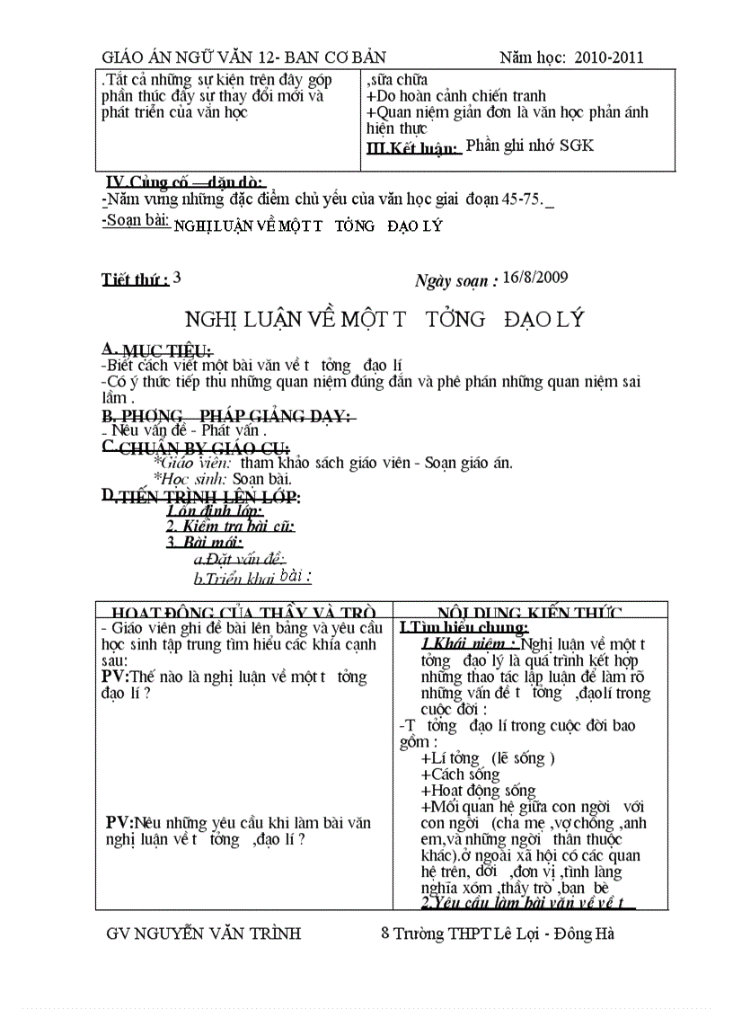 image for page Bộ Giáo án 12 CB