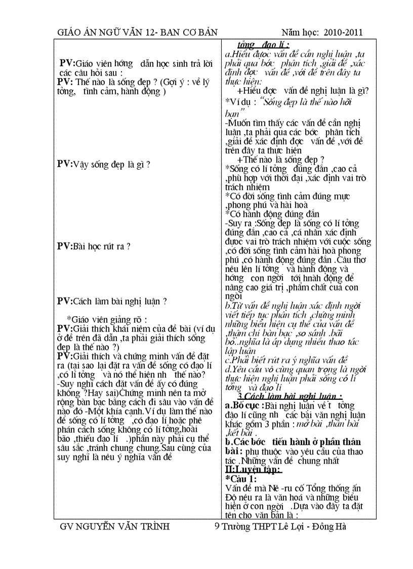 image for page Bộ Giáo án 12 CB