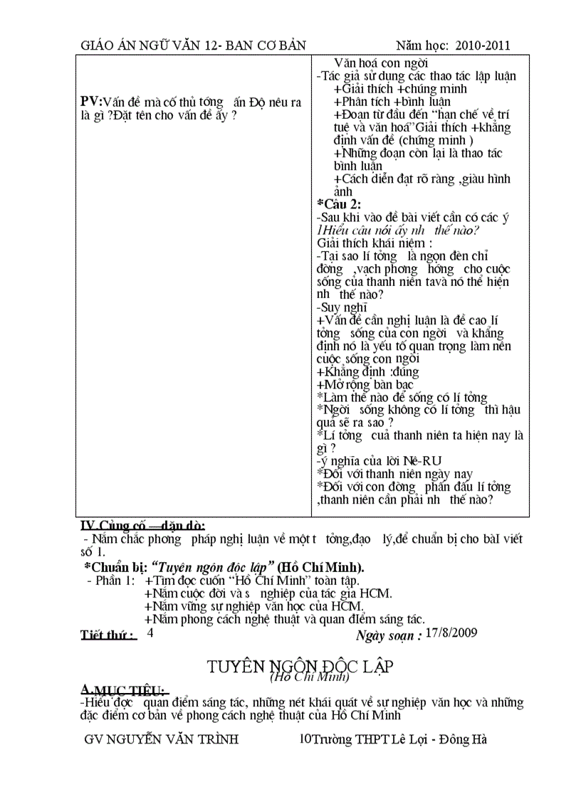 image for page Bộ Giáo án 12 CB