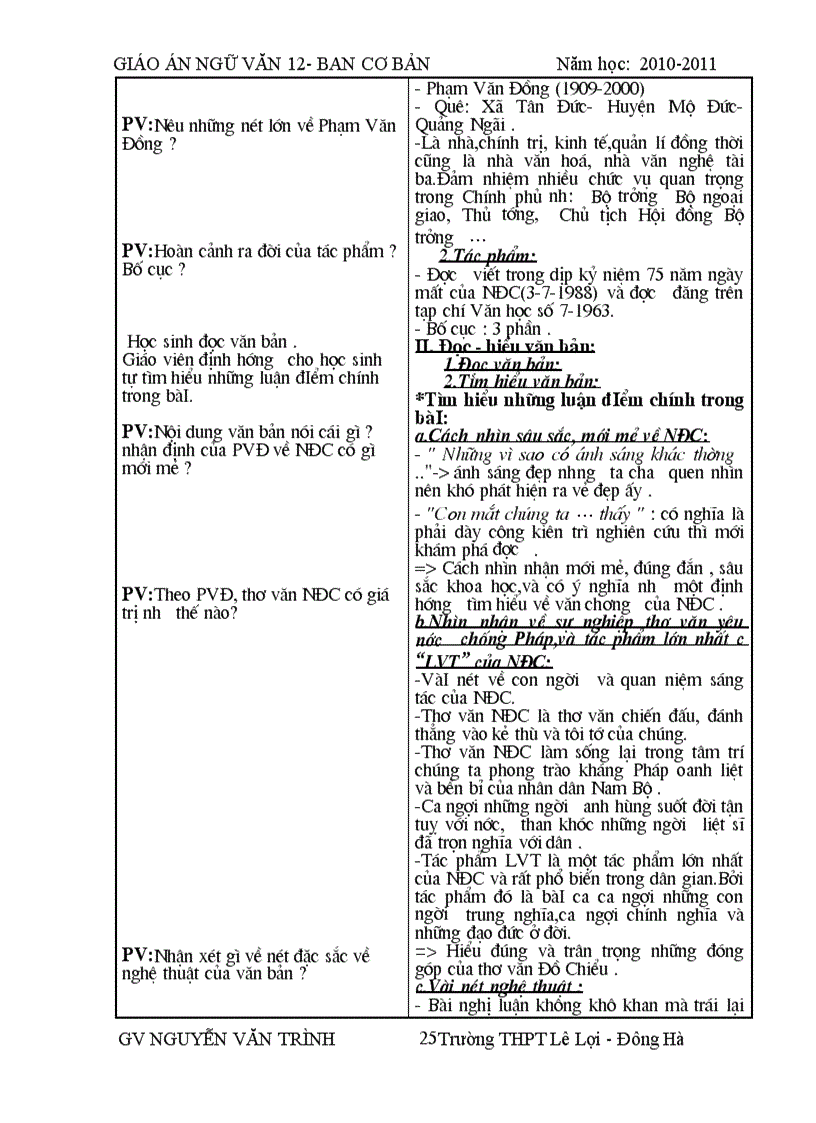 image for page Bộ Giáo án 12 CB