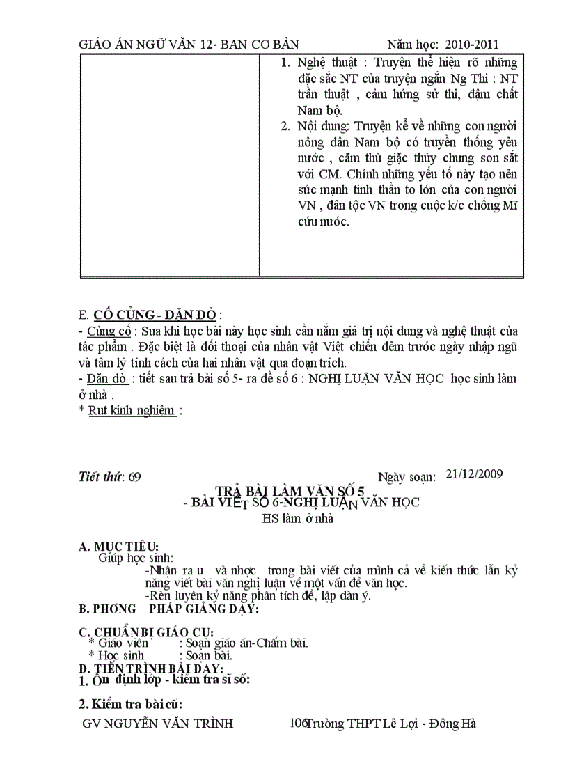 image for page Bộ Giáo án 12 CB