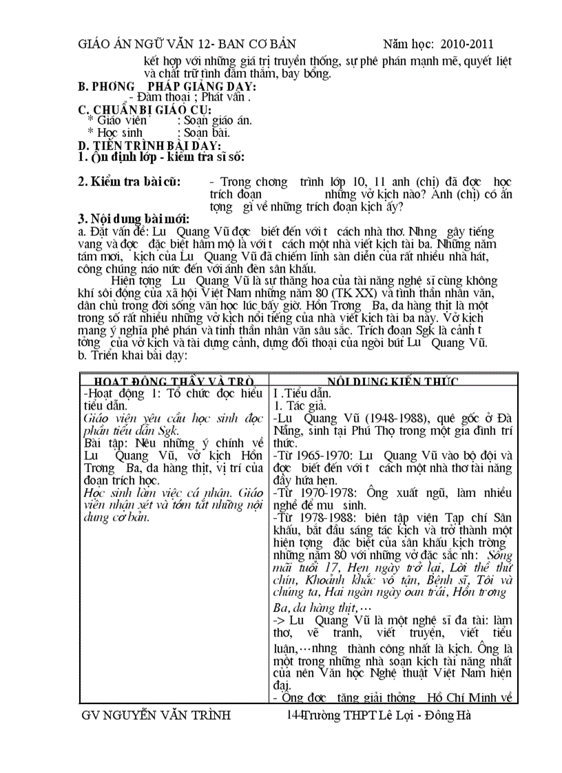 image for page Bộ Giáo án 12 CB