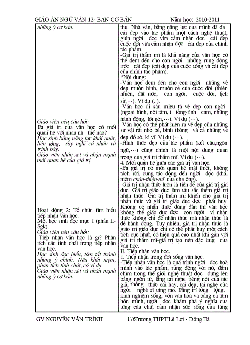 image for page Bộ Giáo án 12 CB