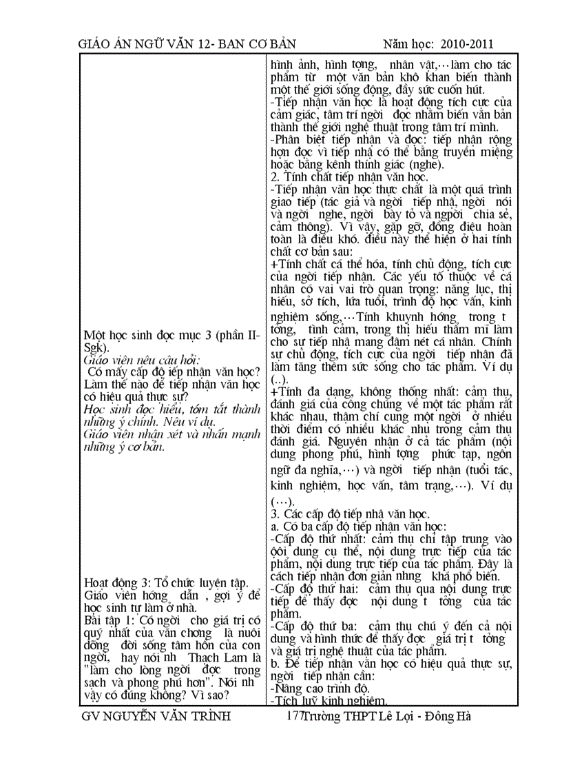 image for page Bộ Giáo án 12 CB