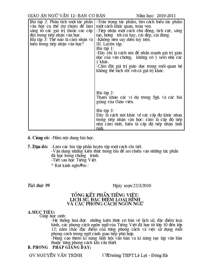 image for page Bộ Giáo án 12 CB