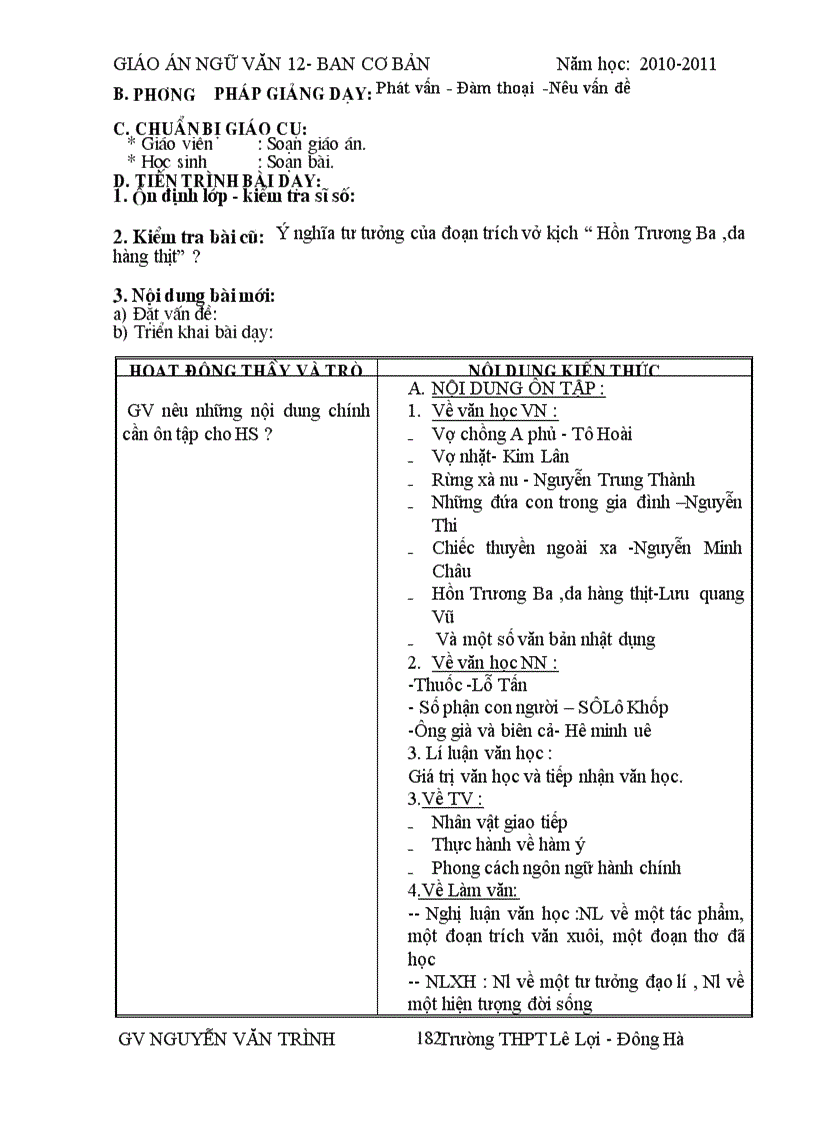 image for page Bộ Giáo án 12 CB