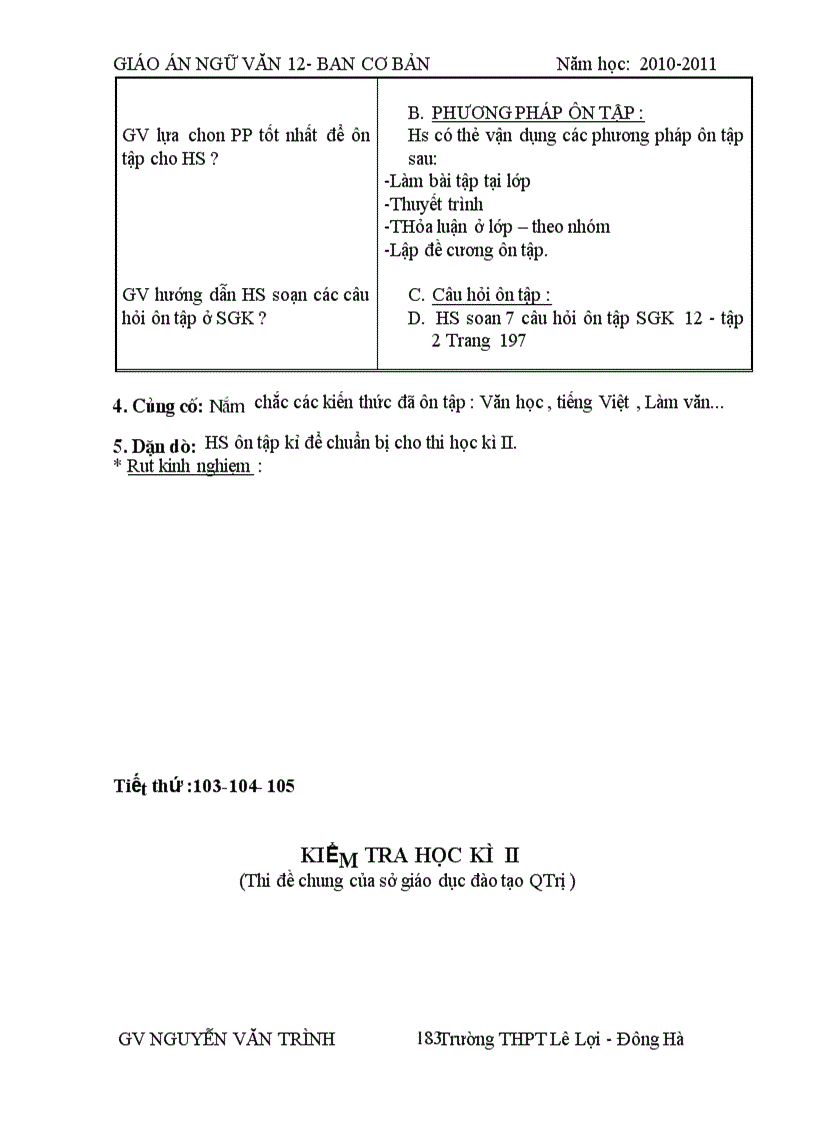 image for page Bộ Giáo án 12 CB