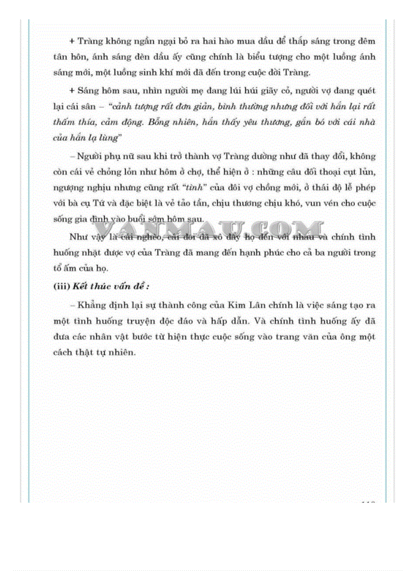 image for page Các đề văn cho tp Vợ nhặt Kim Lân