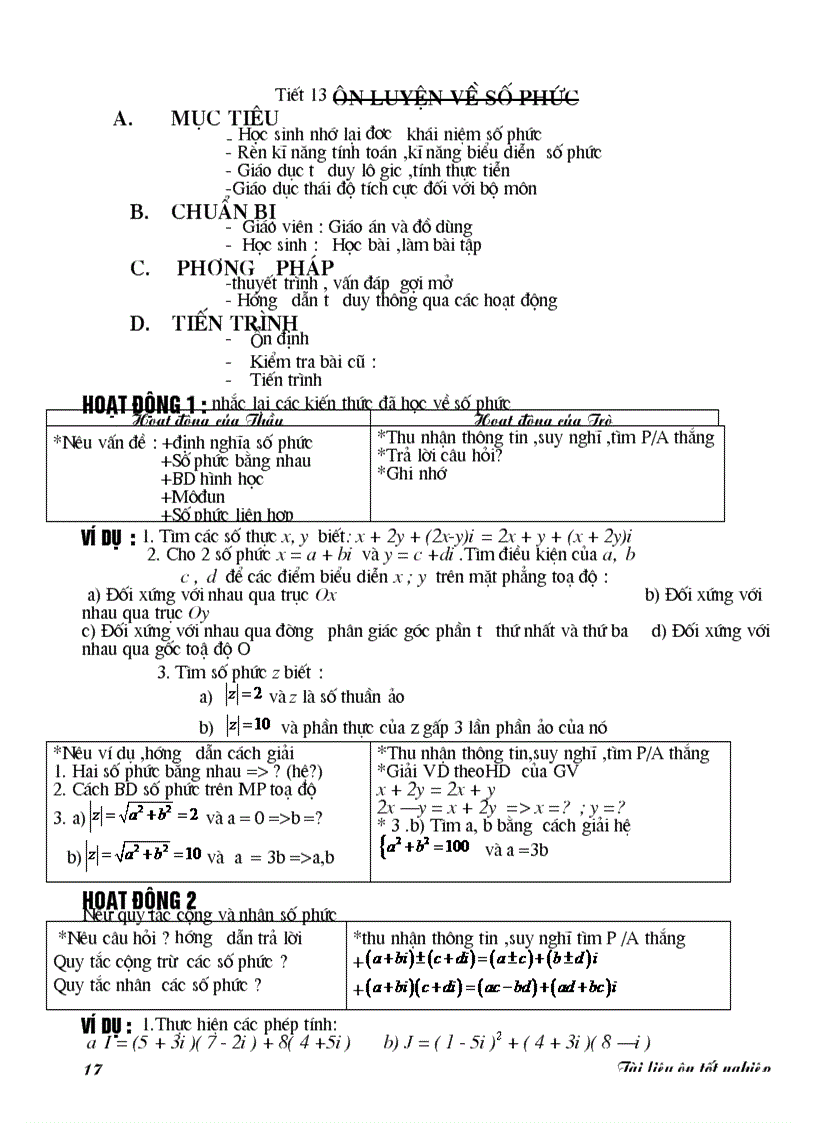 image for page Cach on giai tich hinh hoc hay