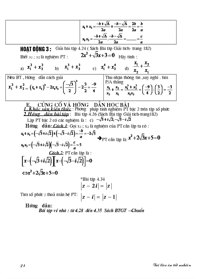 image for page Cach on giai tich hinh hoc hay