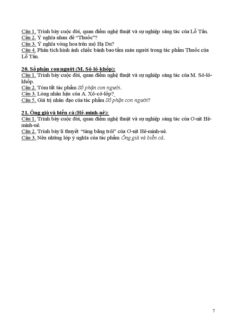 image for page Cau hoi de van on thi tn