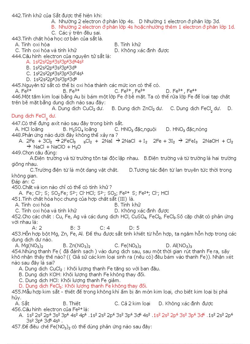 image for page Câu hỏi trắc nghiệm hóa học