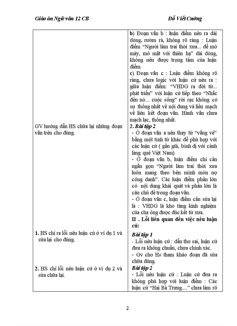 image for page Chữa lỗi lập luận trong văn nghị luận 1