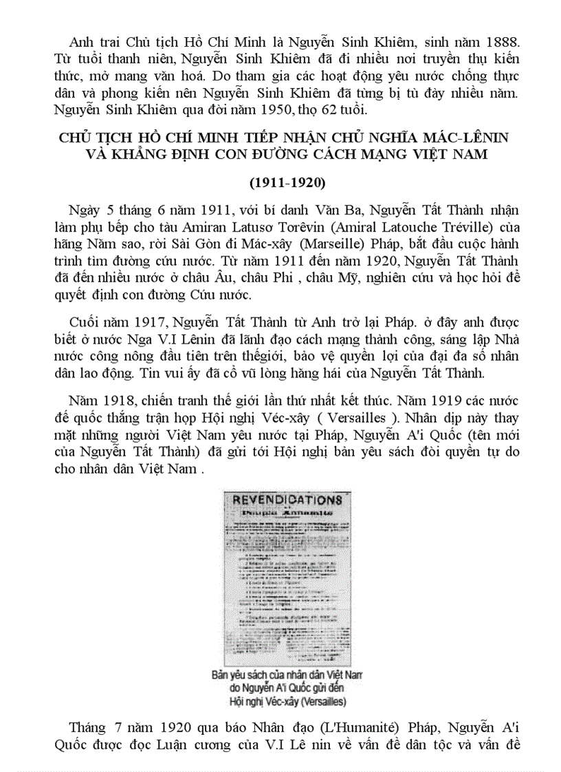 image for page Cuộc đời và sự nghiệp của HCM 1