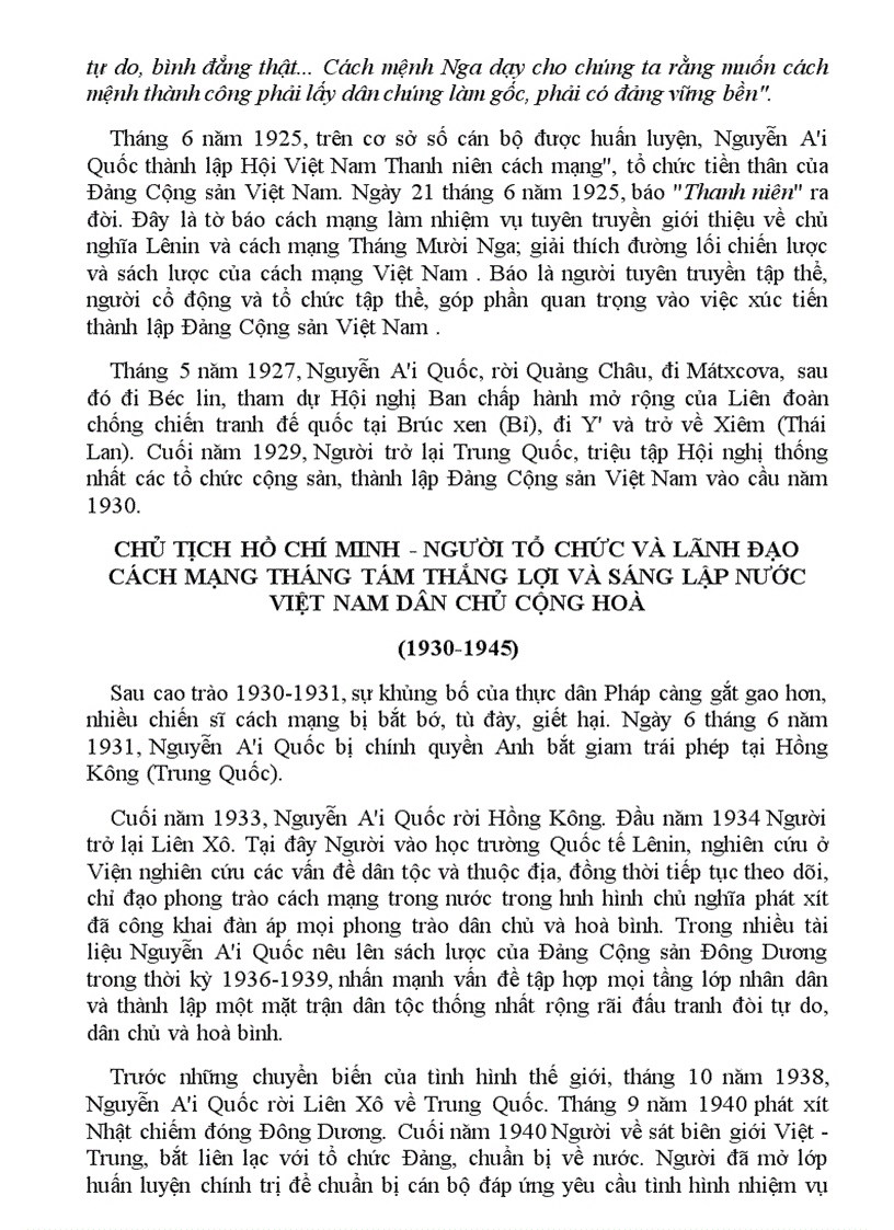 image for page Cuộc đời và sự nghiệp của HCM 1