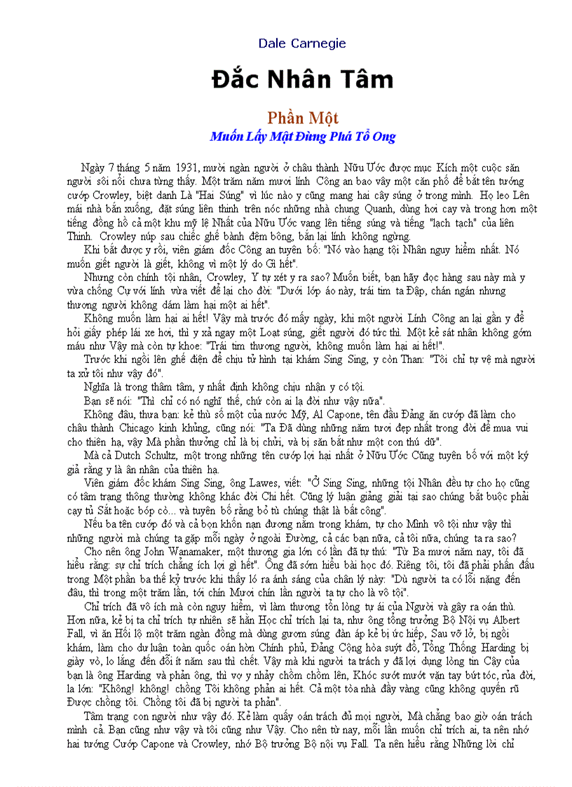 image for page Đắc nhân tâm Dale Carnegie