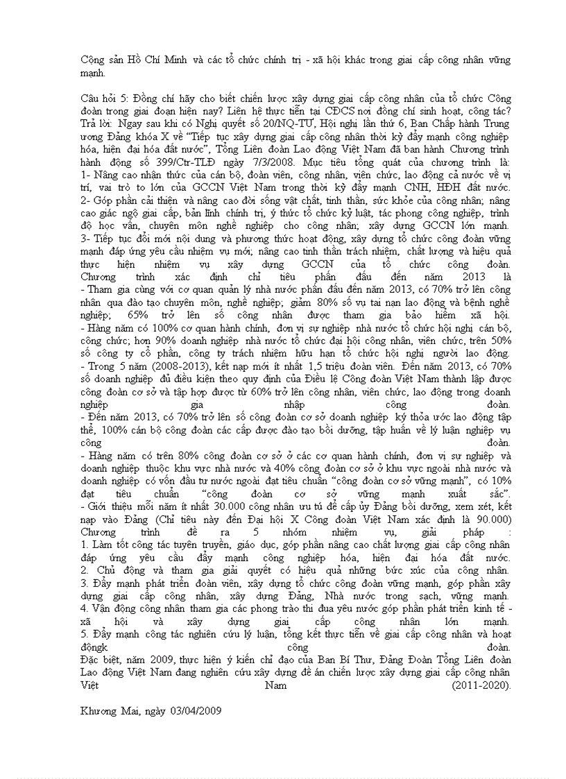 image for page Dap an thi tim hieu cong doan viet nam