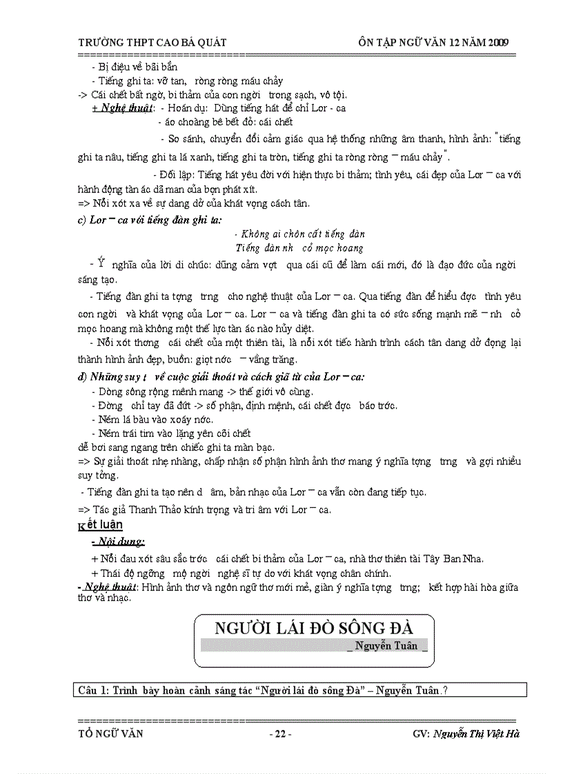 image for page Đề cương ôn tập tốt nghiệp Ngữ văn 12 bam cơ bản