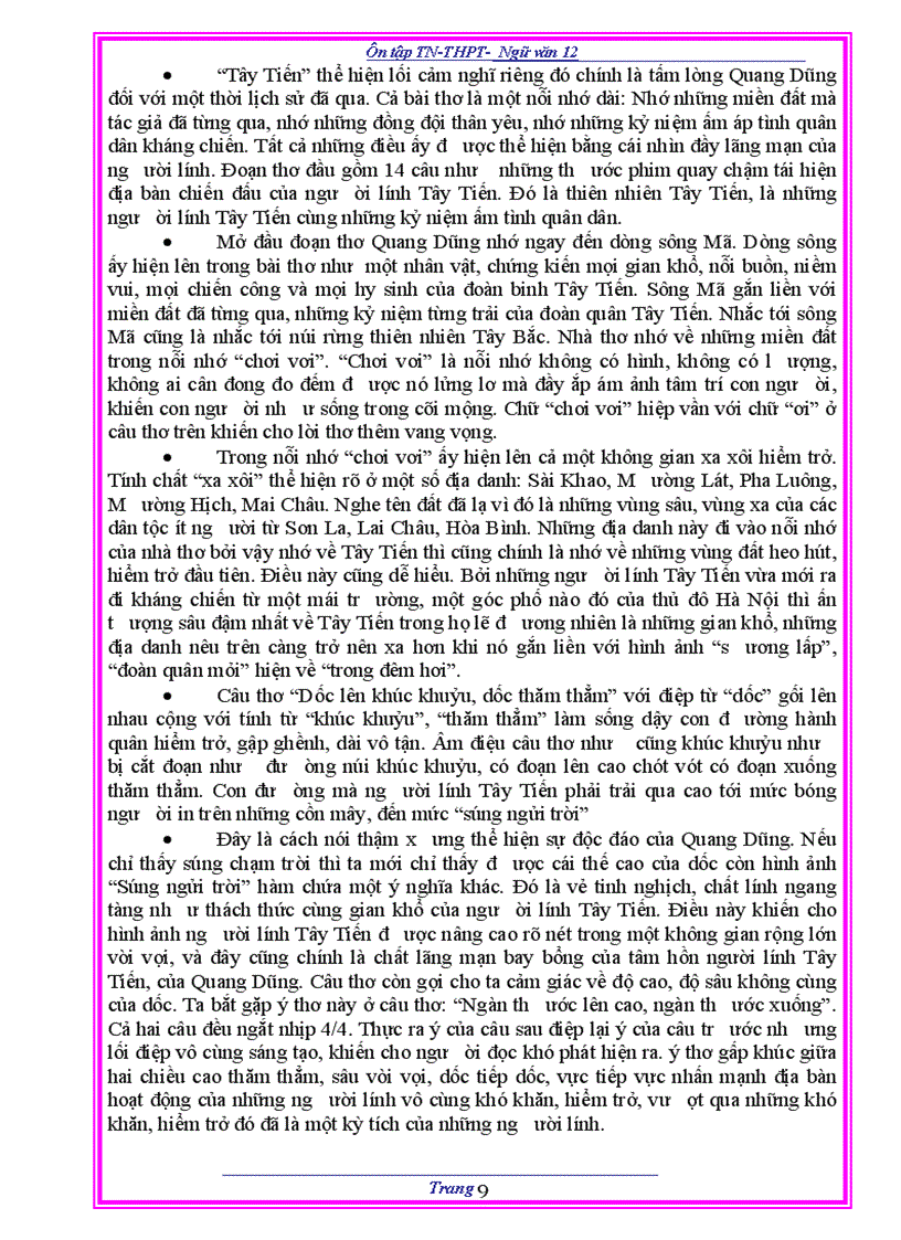 image for page Đề cương ôn thi TN 12 Văn