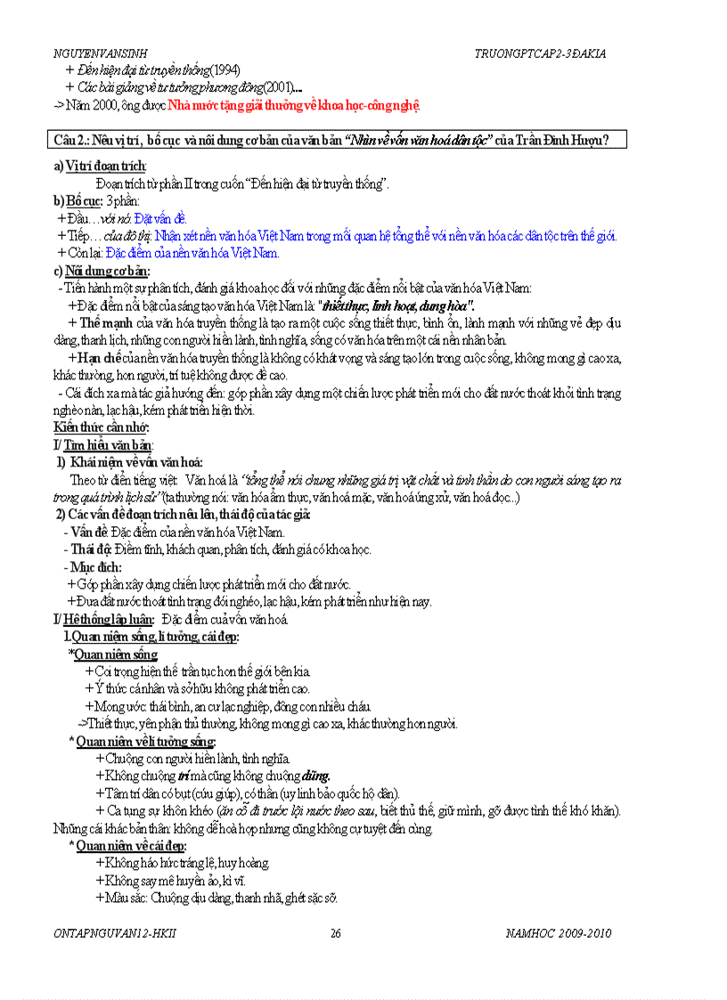 image for page Dề cương ôn thi TN mới soạn theo chuẩn 2010