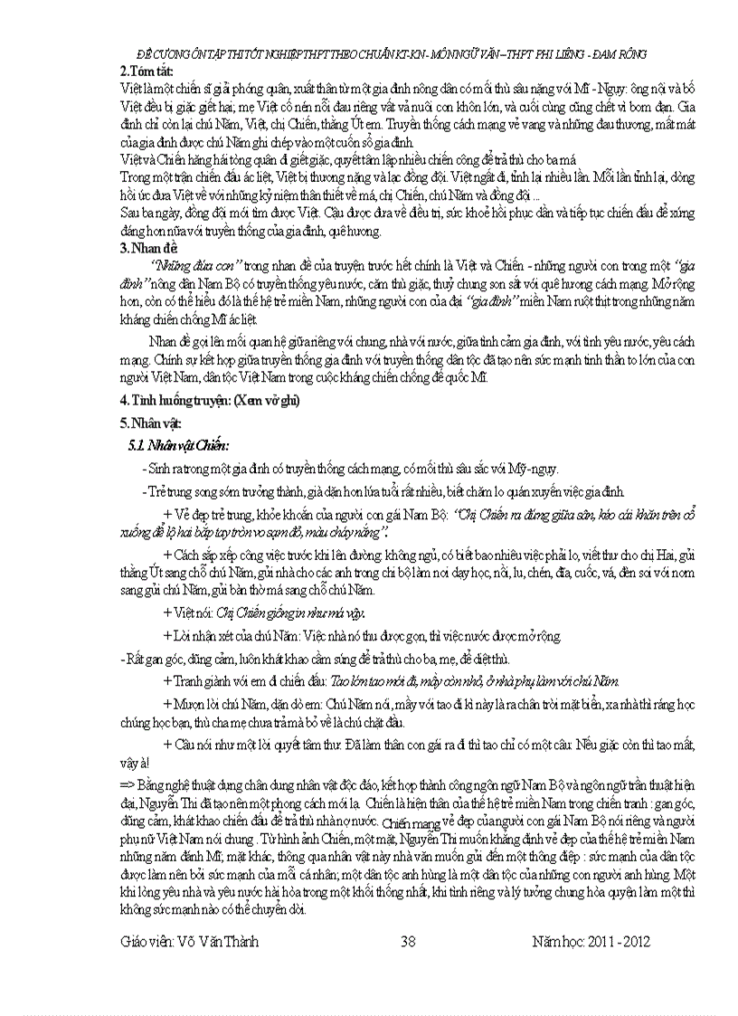 image for page Đề cương ôn thi TNTHPT Năm 2011 2012