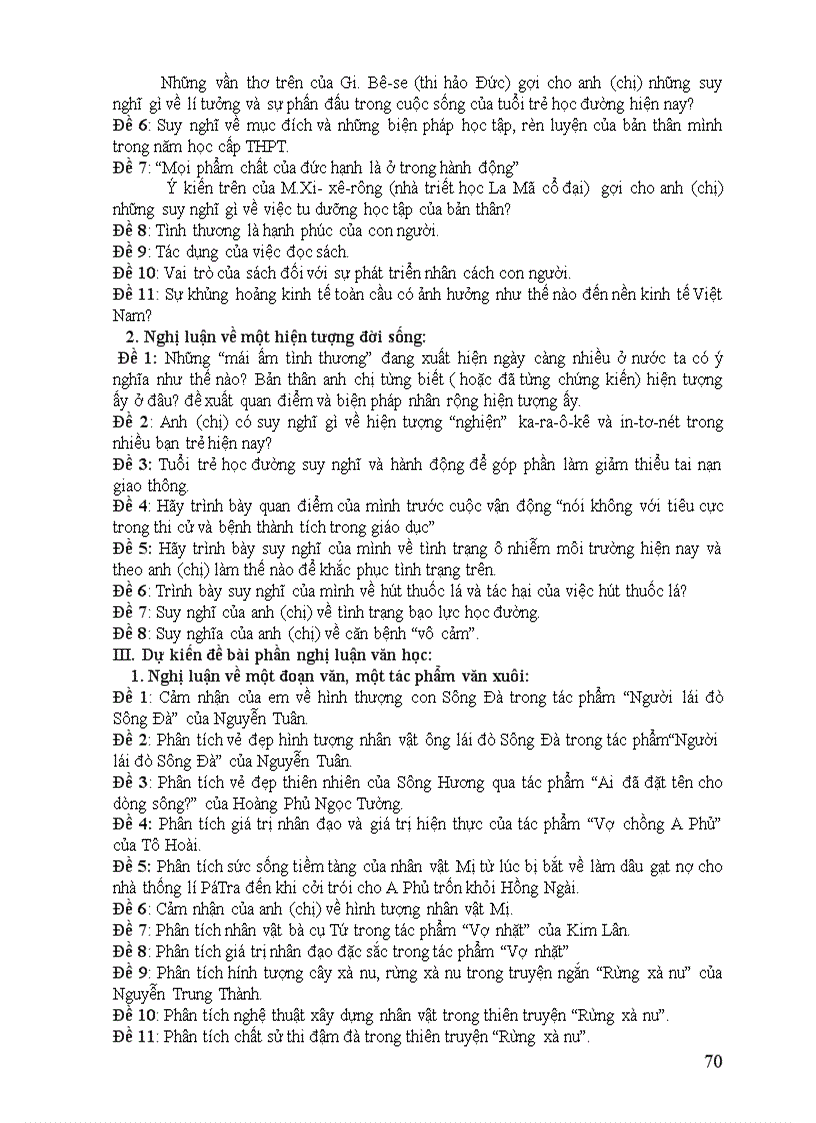 image for page Đe cuong on thi tnthpt