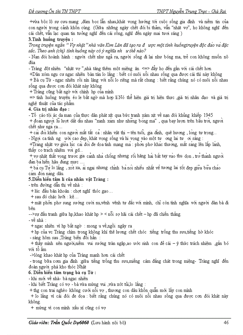 image for page Đề cương ôn tốt nghiệp môn văn