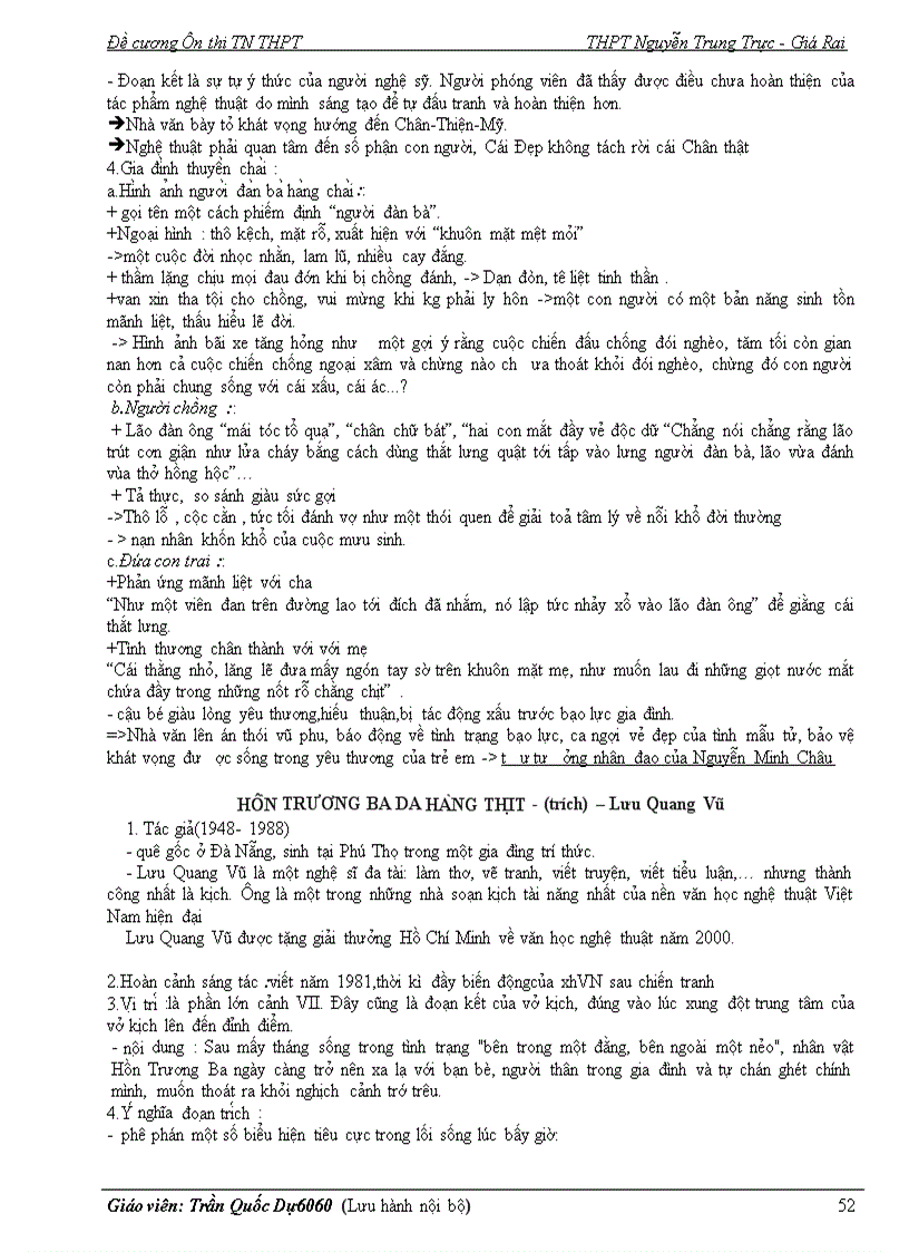 image for page Đề cương ôn tốt nghiệp môn văn